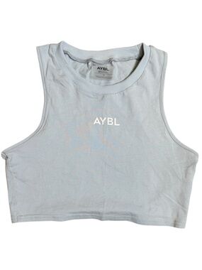AYBL Small Light Blue Crop Tank